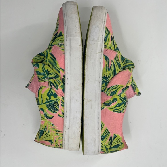 Mellow Yellow Platform Tropical Tennis Shoes Size 37 or US 7 - Picture 2 of 7